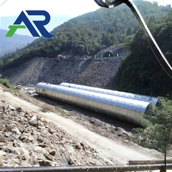 Canale sotterraneo ondulato in acciaio